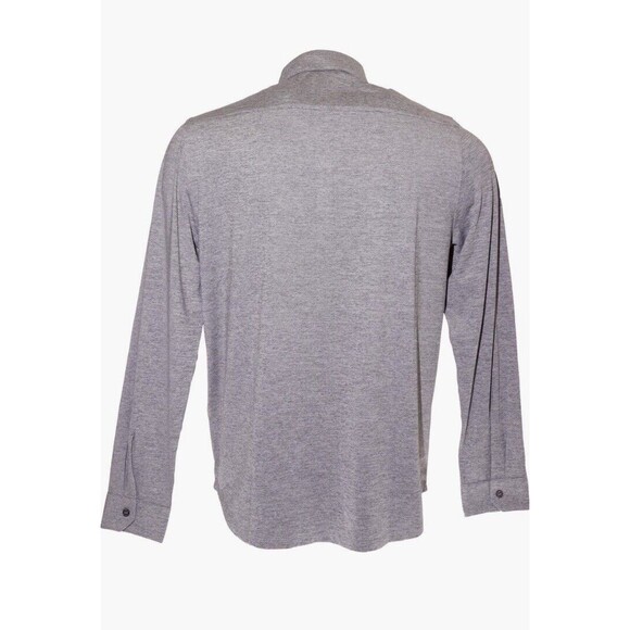 Zachary Prell Mens Bill Stretch Knit Button Up Shirt Lightweight Polo Size Large - Picture 2 of 11